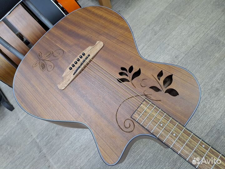 Гитара акустическая красное дерево