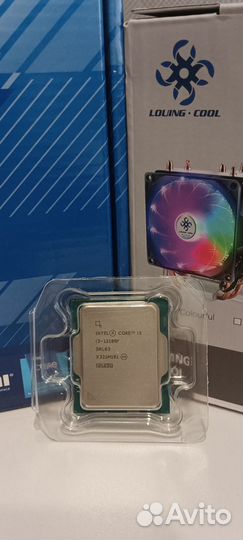 Комплект AsRock h610 + i3 12100f + кулер