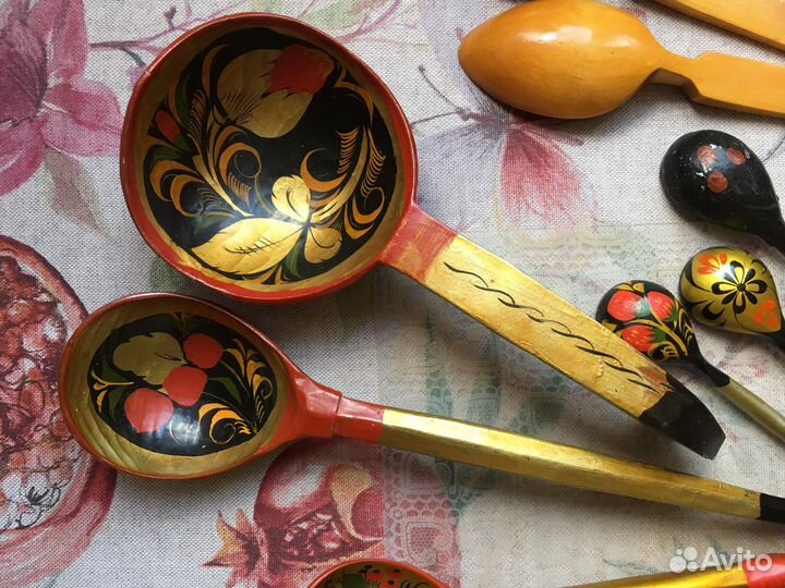 Расписные деревянные ложки
