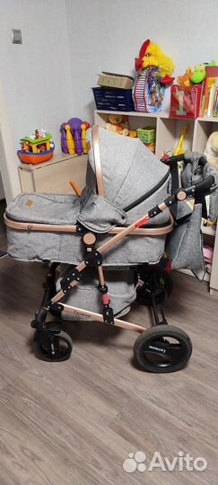 Детские коляски 2 в 1 Luxmom трансформер