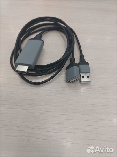 Кабель hdmi на USB (папа-мама)