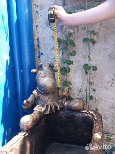 Кашпо из бетона