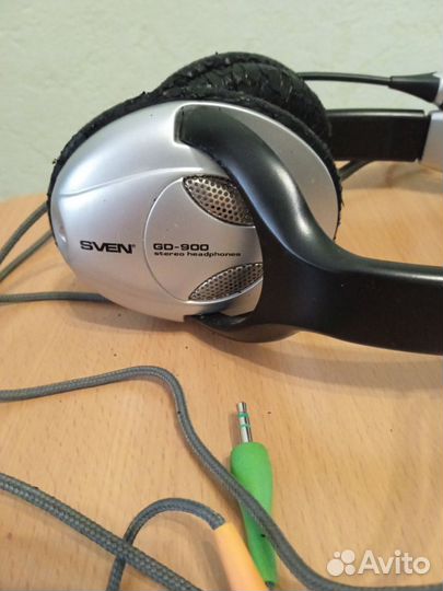 Стереонаушники проводные с микрофоном sven GD-900