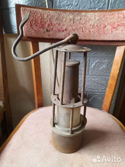 Лампа шахтерская СССР (фонарь)