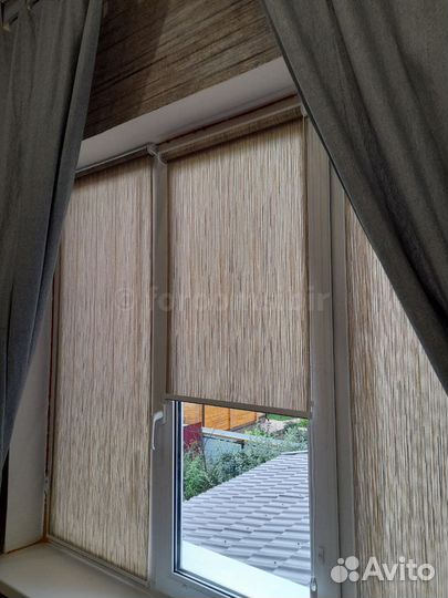 Рулонные шторы с магнитной фиксацией (в размер)