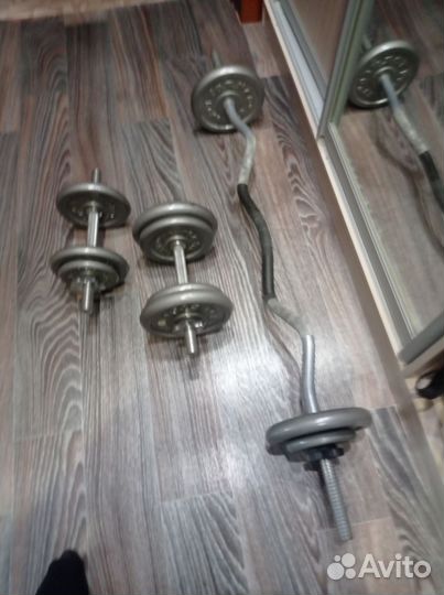 Штанга и гантели