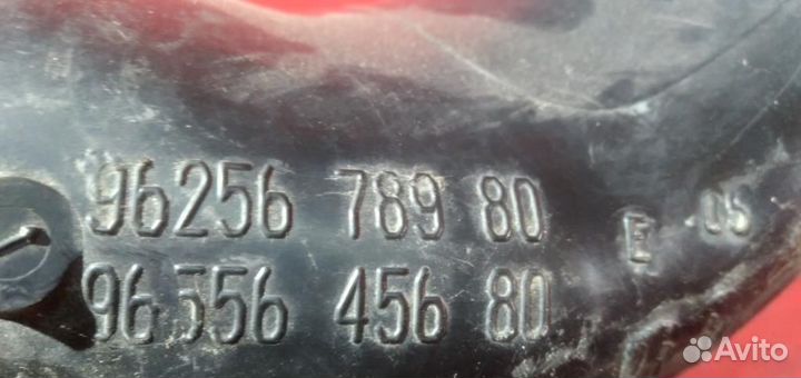 Пежо 206 гофра воздухозаборника пластиковая 1.4