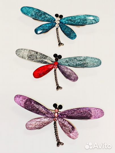 Брошь Стрекоза лета