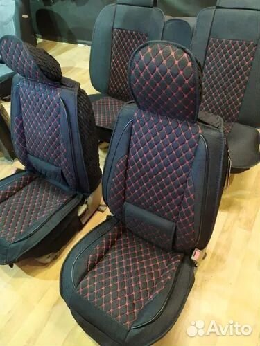 Автомобильные чехлы из Алькантары комплект