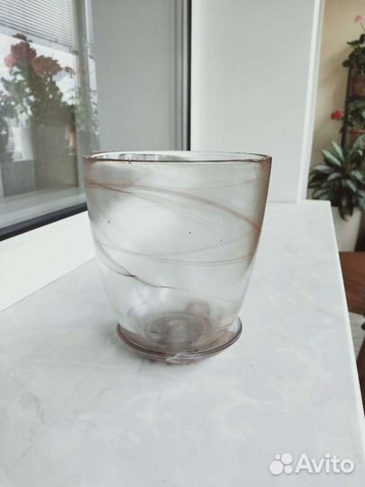 Горшок (горшки) для орхидеи стекло