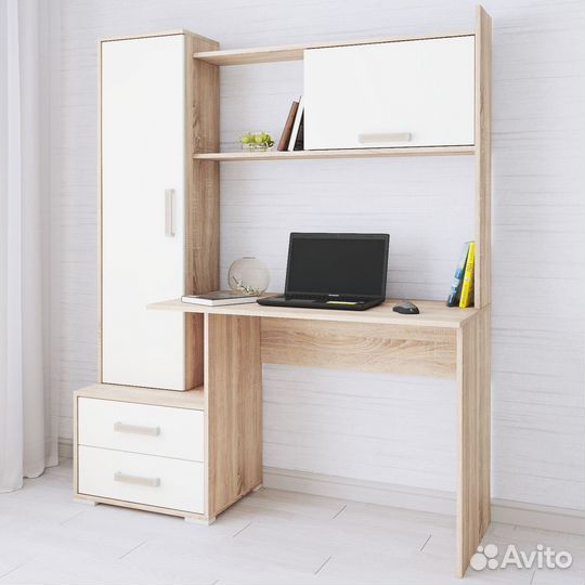 Компьютерный стол с полкой