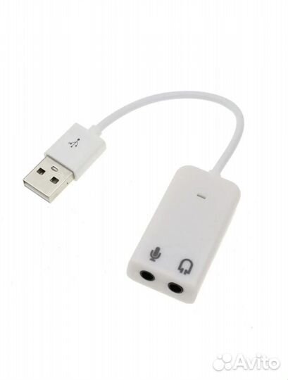 Переходник звуковая карта внешняя для наушников