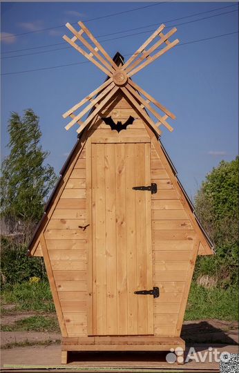 Дачный туалет деревянный PRO885