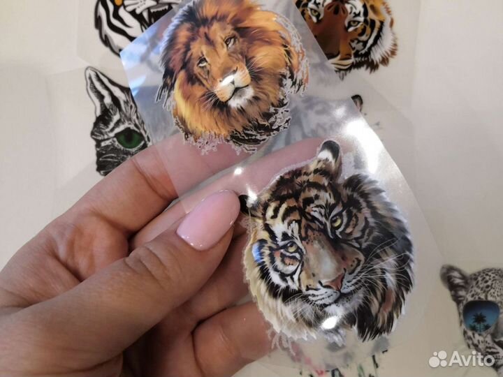 Наклейка на ткань одежду термотрансфер