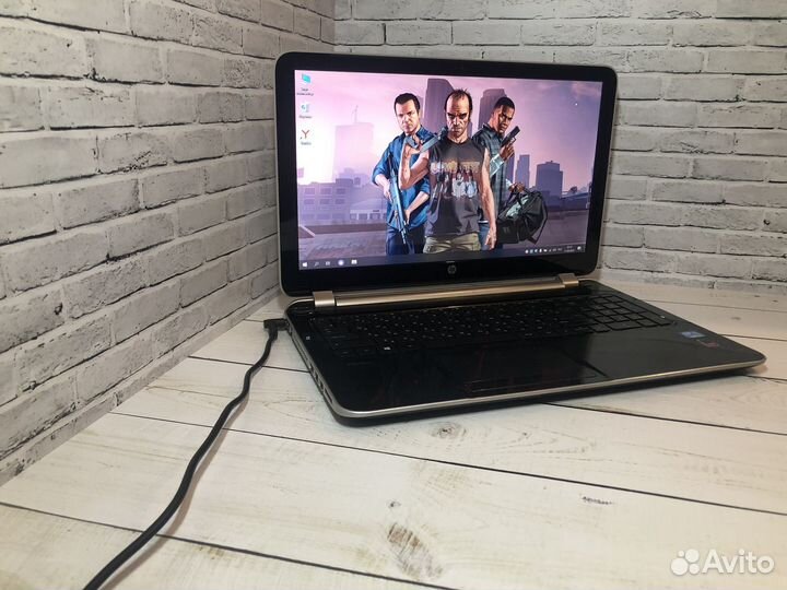Игровой ноутбук HP i3-3217/4Gb/120Ssd/2 видеокарты