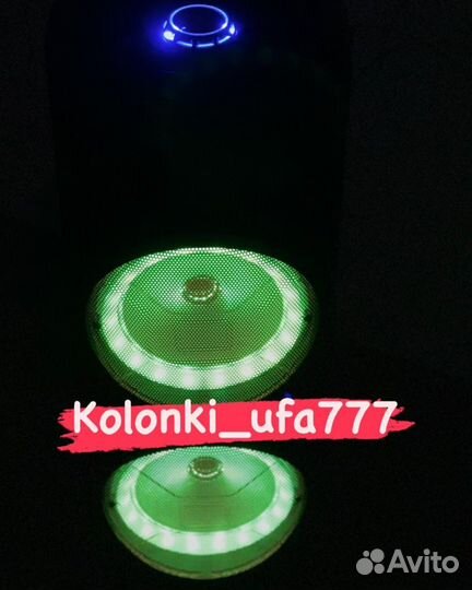 Колонка bluetooth bt караоке на акб 80см