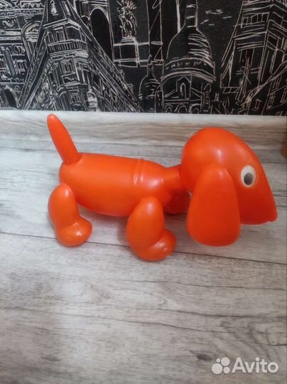 Собачка игрушка СССР дутыш