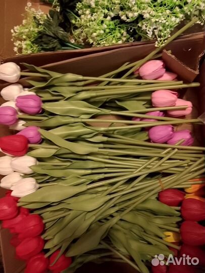 Тюльпаны искусственные
