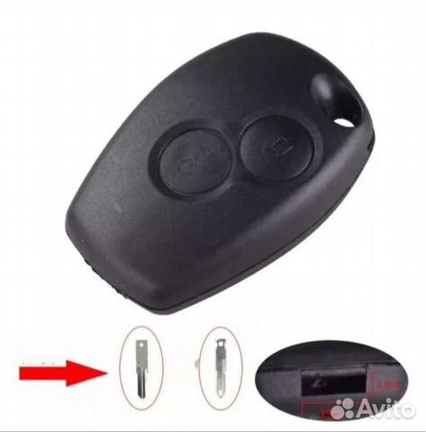 Ключ корпус Логан Ларгус Дастер Альмера 2кн