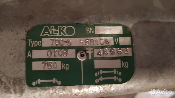 Оси для прицепа AL-KO