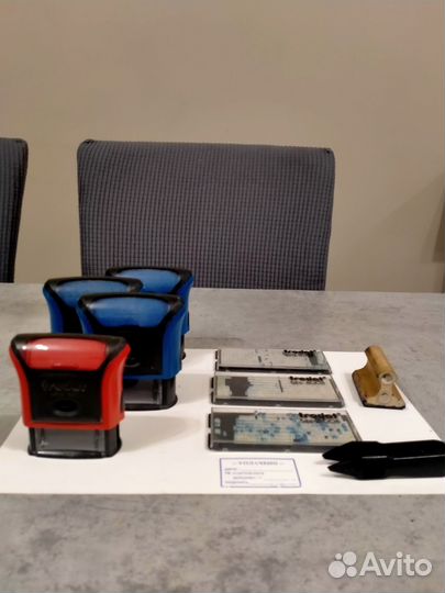 Самонаборный штамп Trodat и кассы