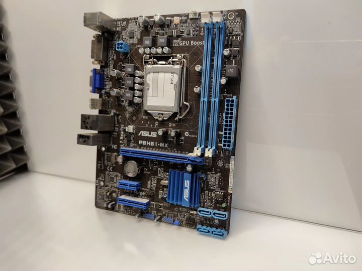 Материнская плата LGA 1155 asus P8H61-MX