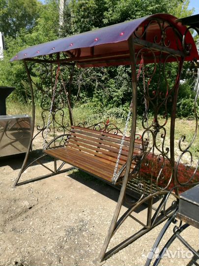 Качеля с козырьком