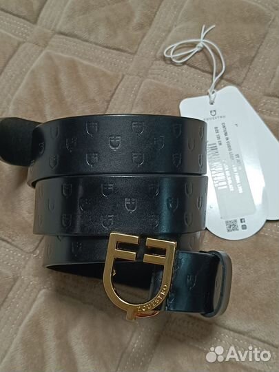 Мужской кожаный ремень Италия