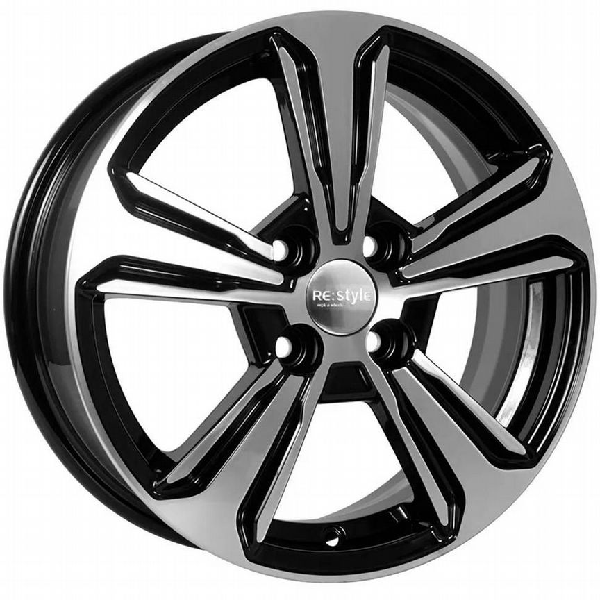 Диски K&K кс777 6x15 4x100 ET48 D54.1 Алмаз черный
