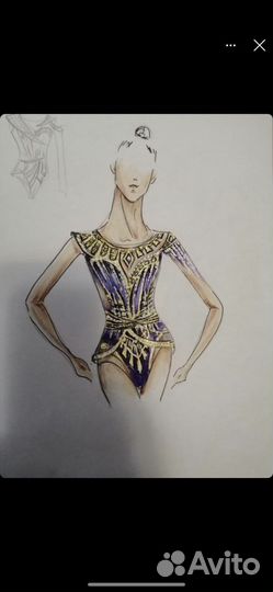 Купальник для художественной гимнастики