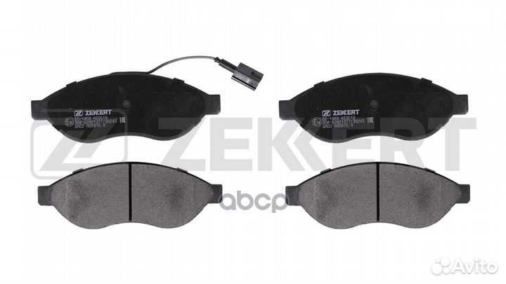 Колодки тормозные BS1469 Zekkert