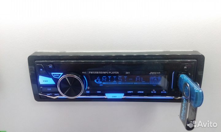 Магнитола JVCl блютуз
