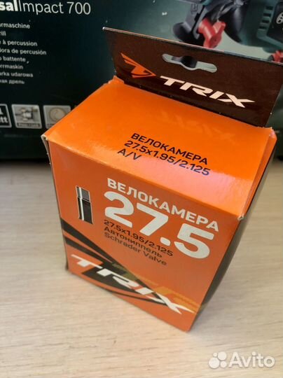 Камера 27.5, 2шт + апчечка trix