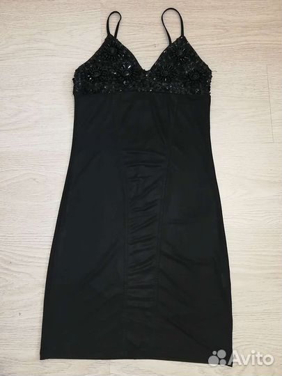 Вечернее чёрное платье 42 рр