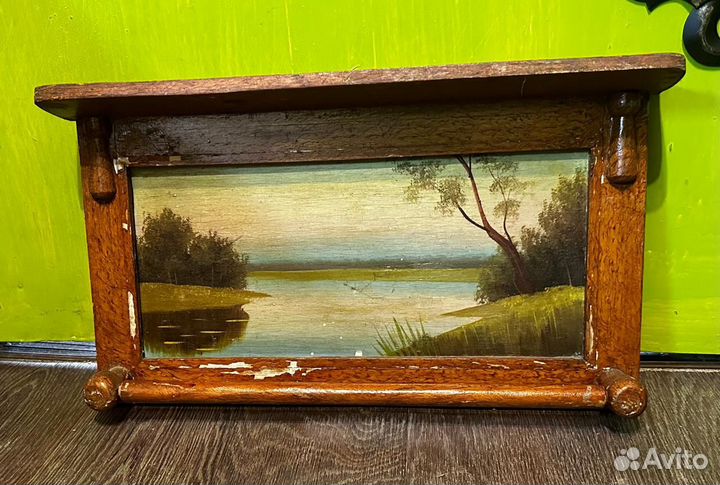 Старинная вешалка - полка