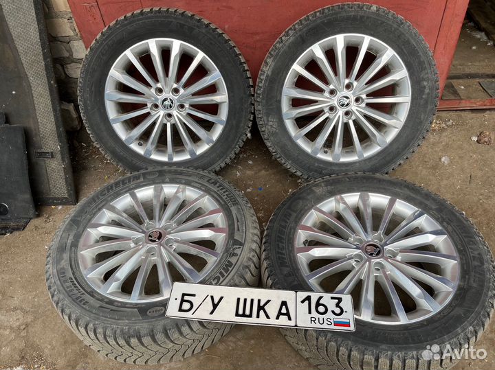 Ориг колеса r18 skoda kodiaq vag