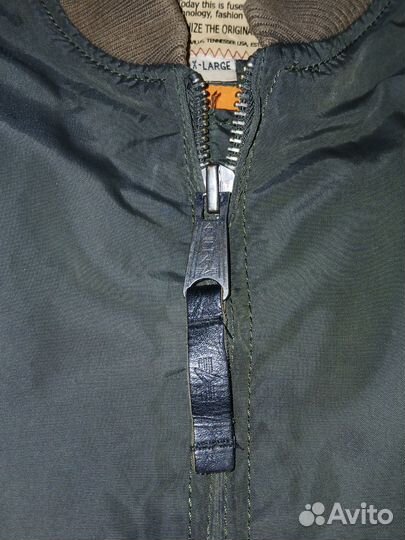 Бомбер alpha industries ma 1 зеленый