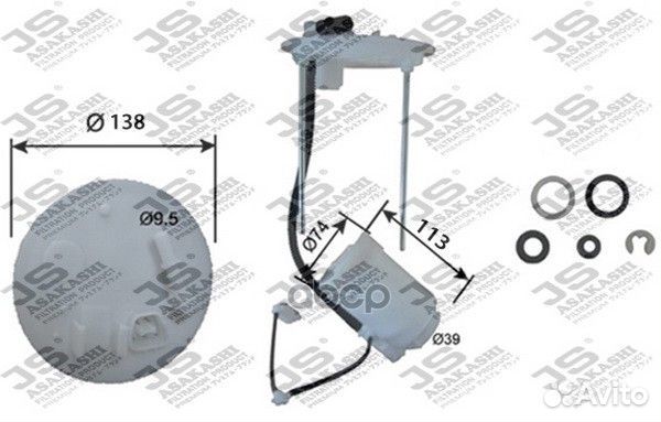 Фильтр топливный FS23002 JS Asakashi