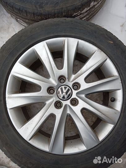 Оригинальные диски на volkswagen tiguan r 17