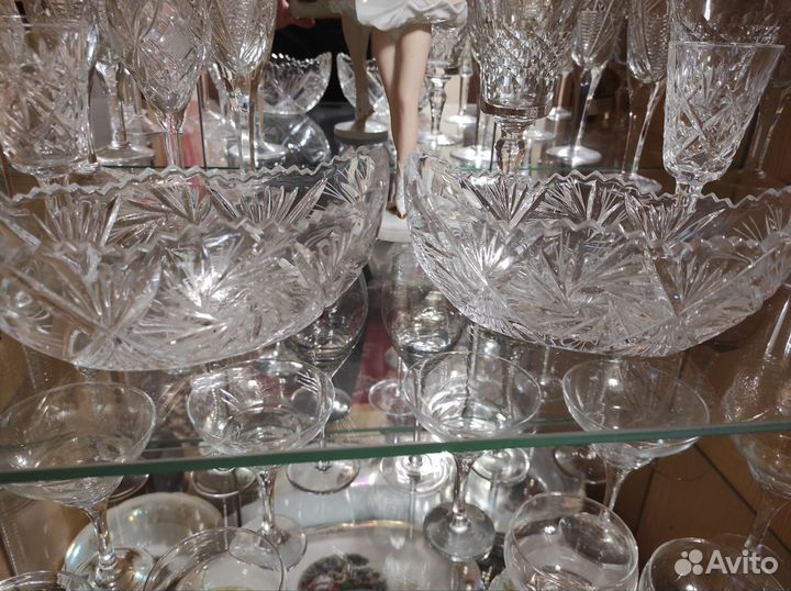 Хрустальная ваза