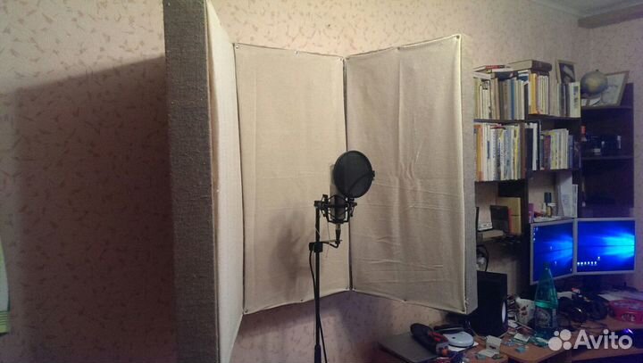 Акустическая панель, экран, будка для звукозаписи