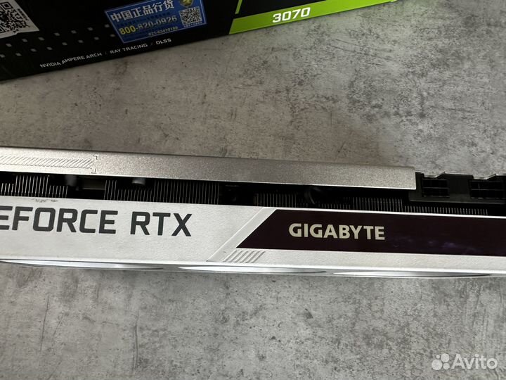 Видеокарта Gigabyte RTX 3070 Vision гарантия