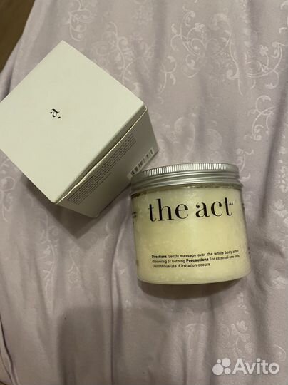 Масло баттер для тела и скраб The Act