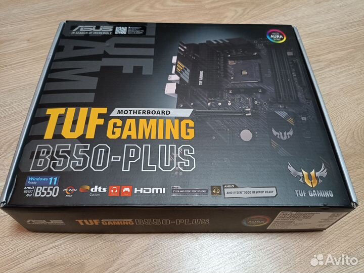 Asus tuf gaming b550-plus новая