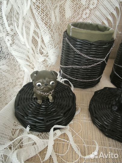 Плетёные подарочные коробочки