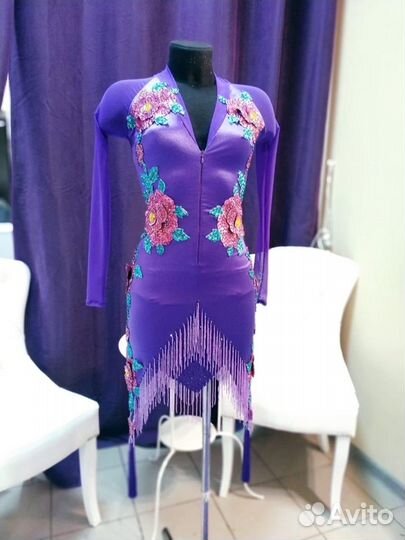 Платье для спортивно бальных танцев