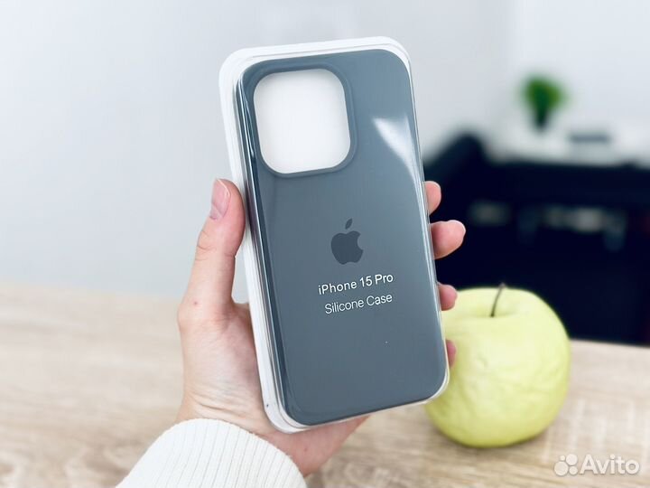 Чехол на iPhone 15 Pro, графит