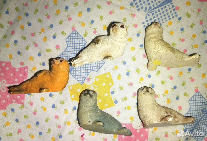 Игрушки котики из керамики