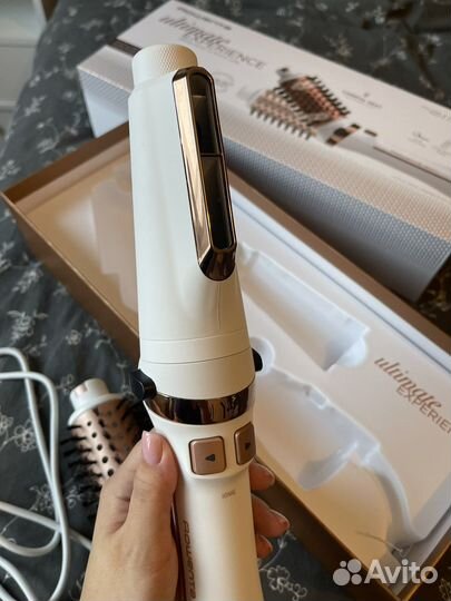 Вращающаяся фен-щетка 2 в 1 Rowenta