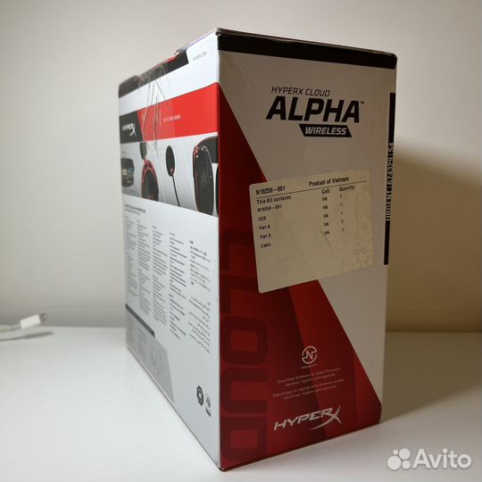 HyperX cloud alpha wireless новые